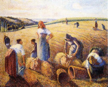 Camille Pissarro Werke - die gleaners 1889 Camille Pissarro